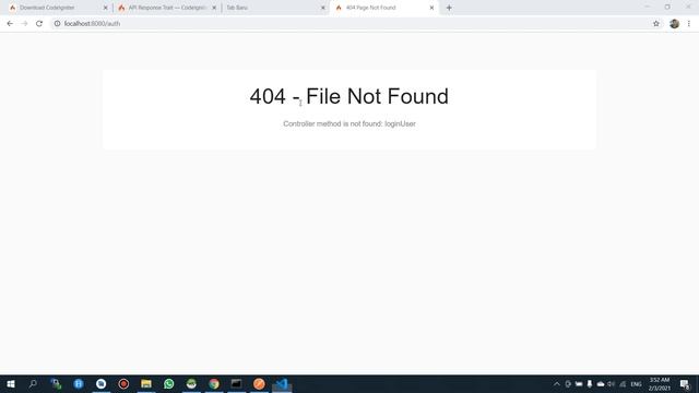 Codeigniter 4 - Membuat Restful Json API user Login menggunakan API Trait