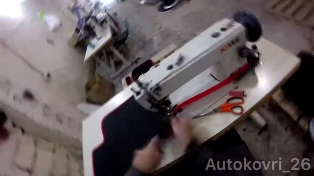 процесс производство авто ковров от AUTOKOVRI_26 смотреть онлайн