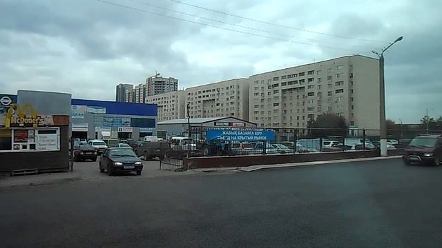 Караганда | с ост. Универсам на проспекте Строителей до Волочаевской ч\з мкр Орбита на автобусе № 1 смотреть онлайн