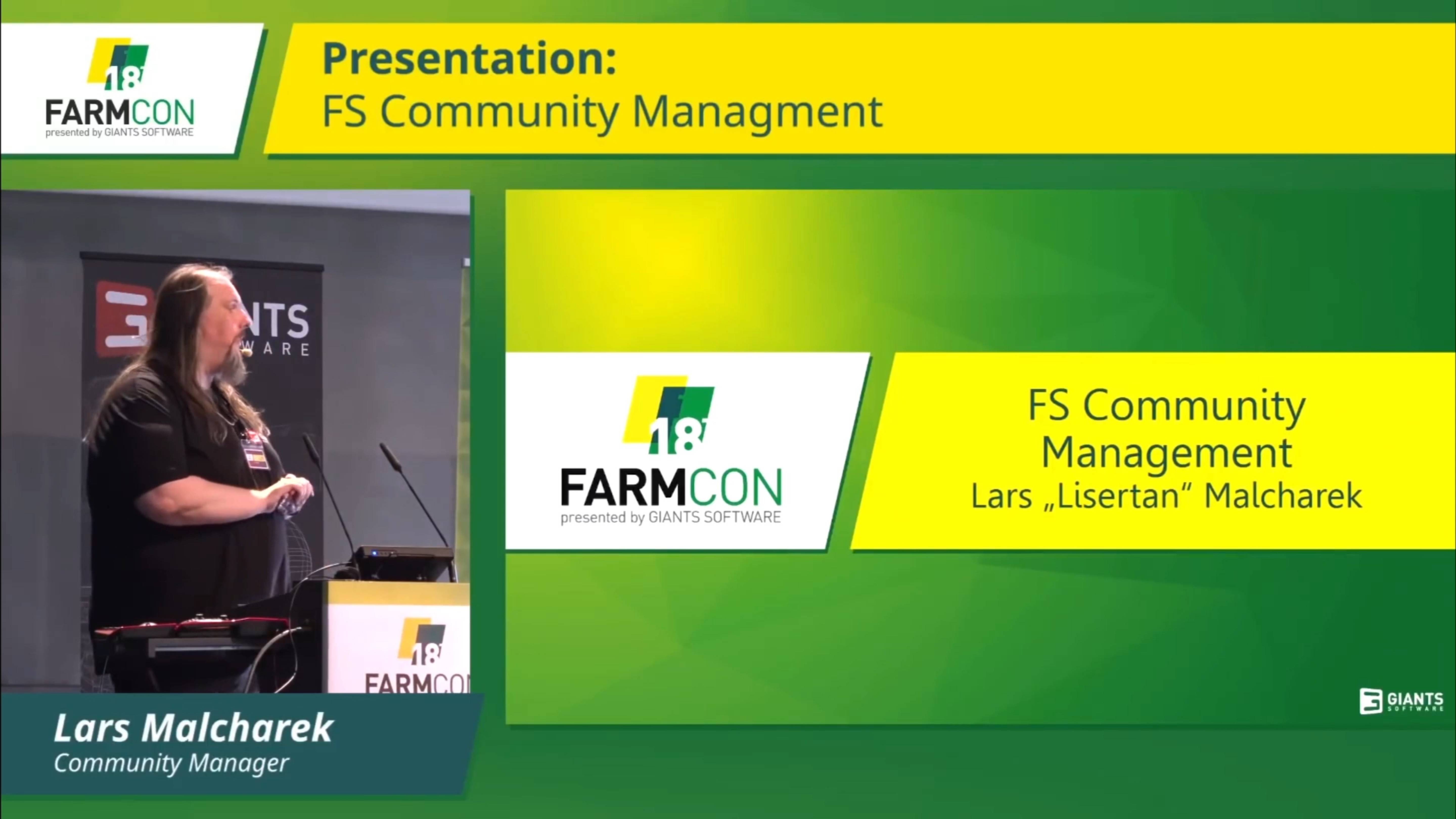 FarmCon 18 - Управление сообществом FS