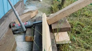 Как сдвинуть у строения вертикаль! Домкрат под углом!!