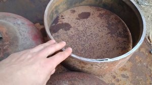 печь в гараж из газового баллона, своими руками всего за 1000 рублей.часть 1.печь на дровах.