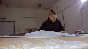 Накатка пленки на ПВХ "на сухую"
