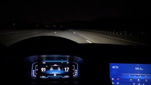 POV Kaiyi E5 night crossing Neva highway