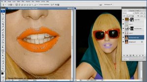 Фотошоп - Как Изменить цвет Волос, Губ, Одежды в фотошопе