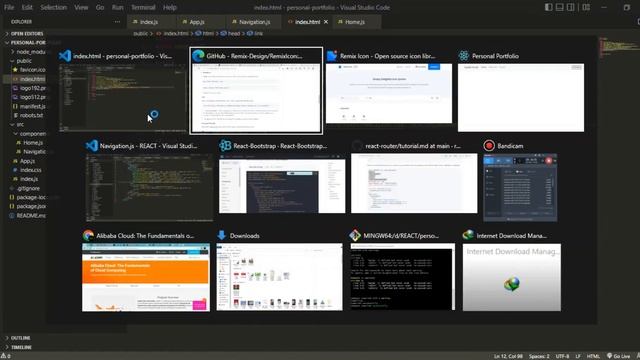 Cara Membuat Navigasi/Navbar Dengan React.js Bootstrap - Part 2 смотреть онлайн
