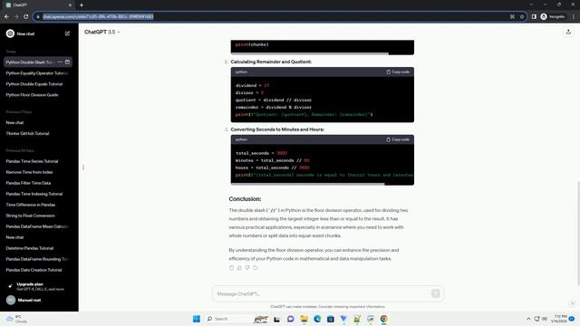 what is double slash in python