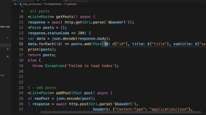 Flutter HTTP Package RESTful API (complete example)