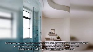 Потолок в ванной – современные варианты отделки (23 фото)