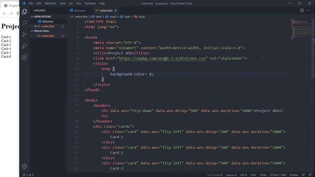 Animate On Scroll Using AOS Library смотреть онлайн