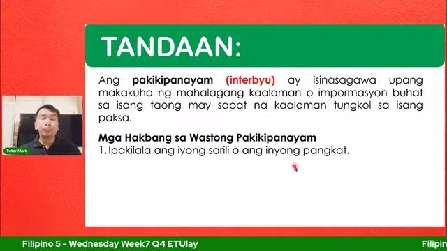 Filipino 5  - Wednesday Week7 Q4 ETUlay смотреть онлайн
