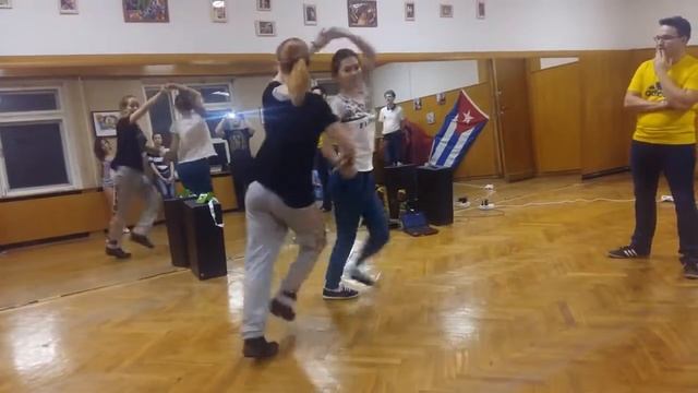 Yansa. Яна Потоцкая. Сальса касино. поддержки и трюки смотреть онлайн