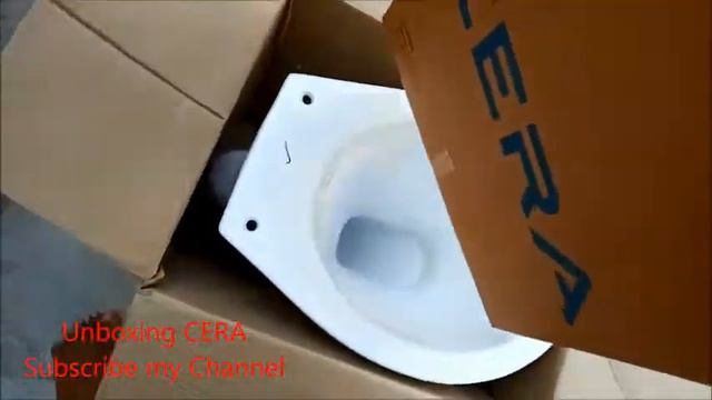 Unboxing CERA Western Commode (White) смотреть онлайн