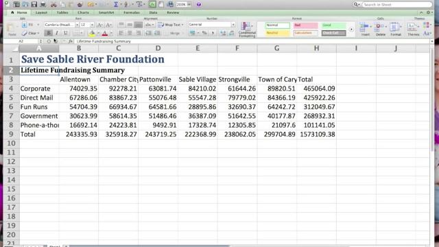 Excel Unit 1: Formatting a Worksheet (4 of 7).m4v смотреть онлайн
