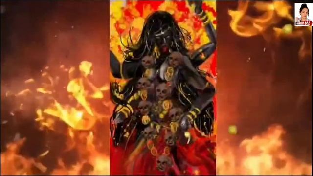 Om Kreem Kalikayai Namah 108 Times | Powerful Kali Mantra With Lyrics | Durga Mantra