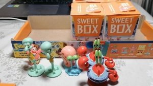 ГУБКА БОБ СВИТ БОКС 2021! SpongeBob Sweet Box 2021! Распаковка блока!