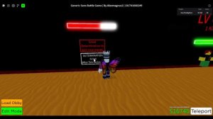 Sans PvP game in Obby Creator