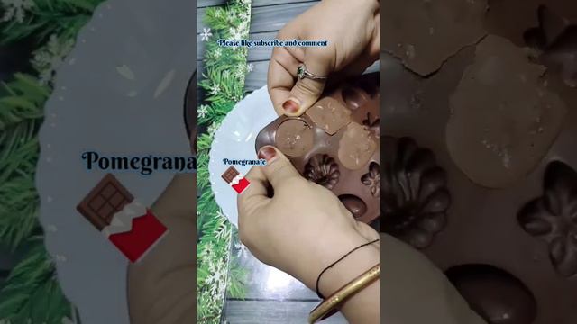 vairl pomegranate chocolate 🍫300rs wali ab bnye sirf 10rs mein 😁#shortsvideo#Cooking KGN Ruhi