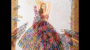 необычные платья на рисунку