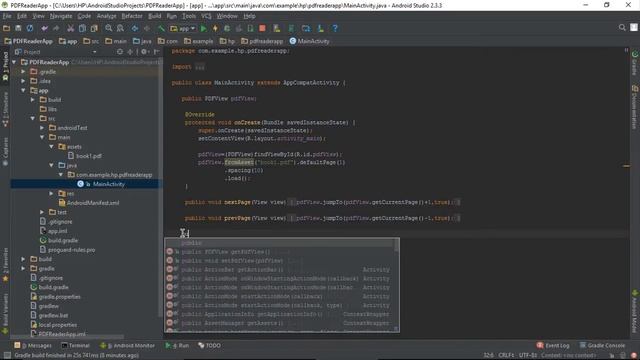 How to create pdf reader app in android studio смотреть онлайн