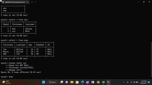 Use of NOT NULL in mysql #database #mysql #sql #create #easy