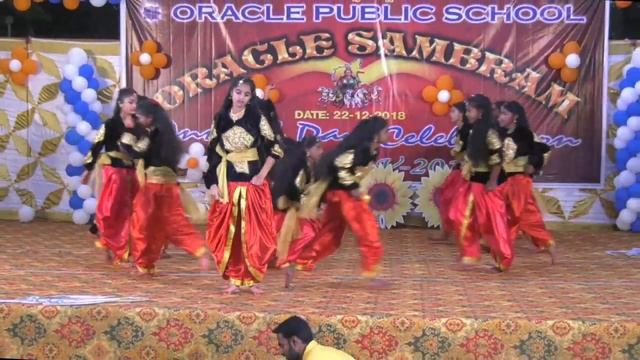 Welcome dance for Shiva song from Oracle Public School смотреть онлайн