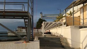 Дорога к морю от санатория Металлург и обратно