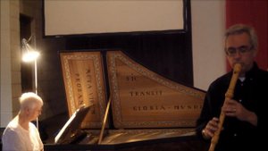 Arcangelo Corelli, Sonata op 5 nr 8 in E minor: Eloy Cortinez Recorder - Martha Folts Harpsichord
