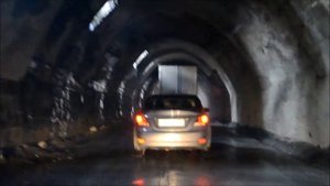 Тоннель на Военно-Грузинской дороге.