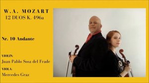 10 MOZART 12 Duos K. 496.a Nr.10  Andante