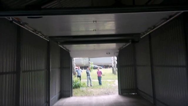 Металлический гараж из профнастила смотреть онлайн