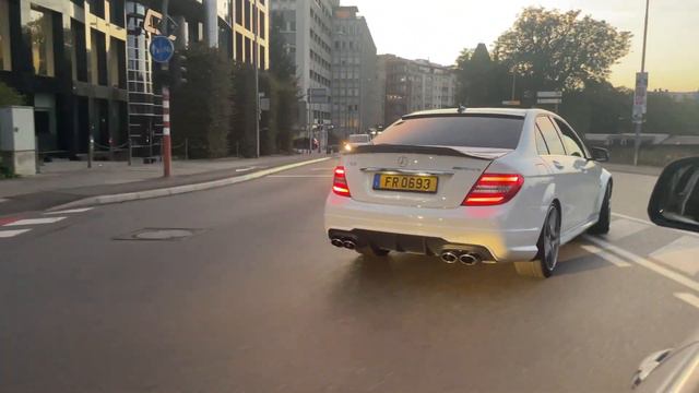 Mercedes Benz C63 AMG w204 - Sound смотреть онлайн