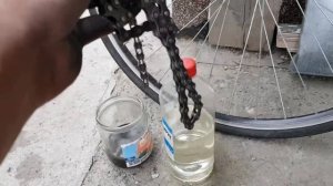 Как помыть ( почистить ) цепь велосипеда _ простой и быстрый способ