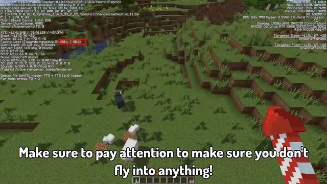 How to Fly INFINITELY with ONLY 1 Rocket! | Minecraft Quick Tips смотреть онлайн