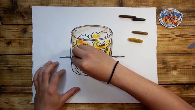 Стакан Скотча - скетч как нарисовать лед и стекло смотреть онлайн