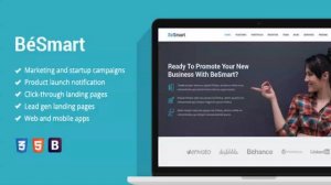 BeSmart - Startup Landing Page Template | Themeforest Website Templates and Themes