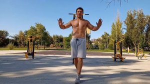 Тренировка силовой выносливости: подтягивания, отжимания, приседания