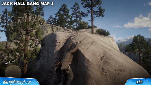 Red Dead Redemption 2 - All Jack Hall Gang Treasure Map Locations & Solutions (RDR2)