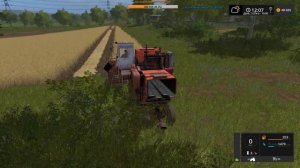 Впряглись в работу в пятером. ч13. farming simulator 17