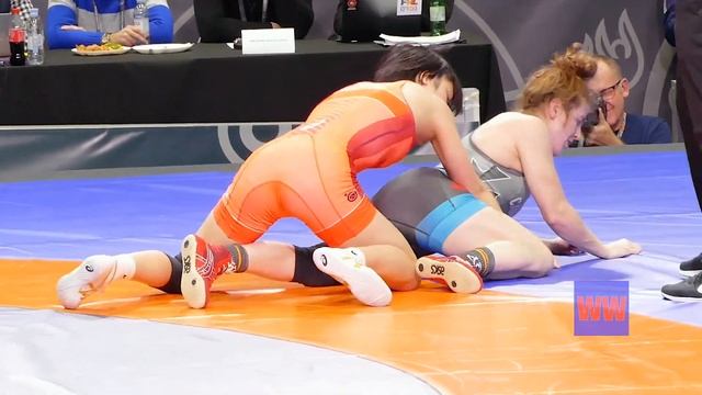 Women's Wrestling 53kg - Agressivity Pays Off Spectacular Actions
