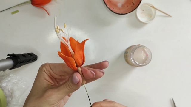 Лепим Рябчик Императорский. Часть 7