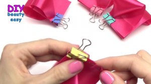 Decor crafts How to Make Simple Easy Bow of satin ribbons / ribbon bow diy / DIY beauty and easy