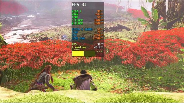 ✅Horizon Forbidden West Pc✅ Ryzen 5 5600G Test✅