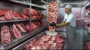 Невероятное приготовление турецкого донера! Лучший мясной ресторан в Стамбуле