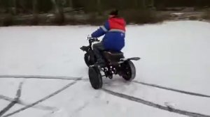 Дрифт на трайке