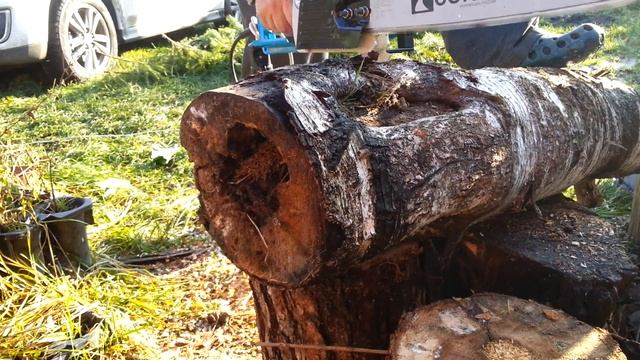 Электропила цепная / СОЮЗ ПЦС-9926 / Как пилит?