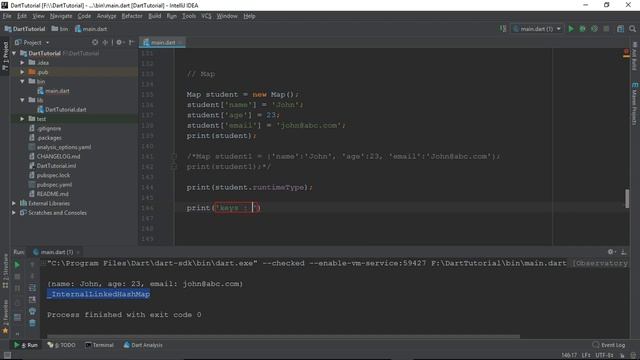 Map - Dart Programming смотреть онлайн