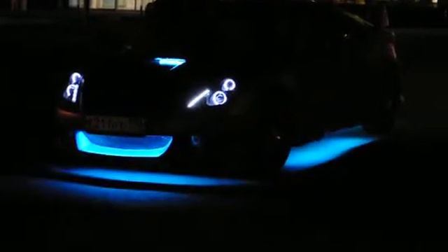 Многоцветная подсветка авто