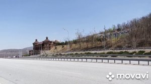 Владивосток, панорама на въезде. Ресторан "Лесная заимка", угловский залив, полуостров Де- Фриз.