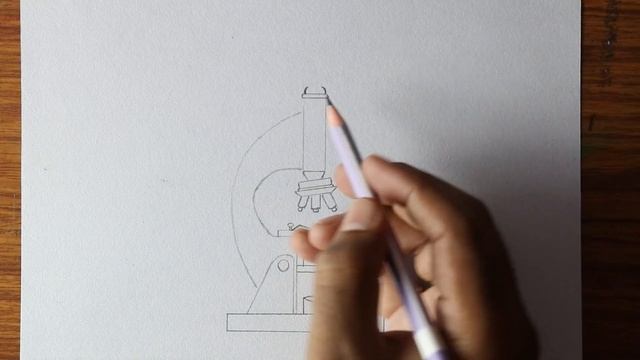 How to draw Compound of Microscope easily - step by step | How to draw Microscope diagram смотреть онлайн